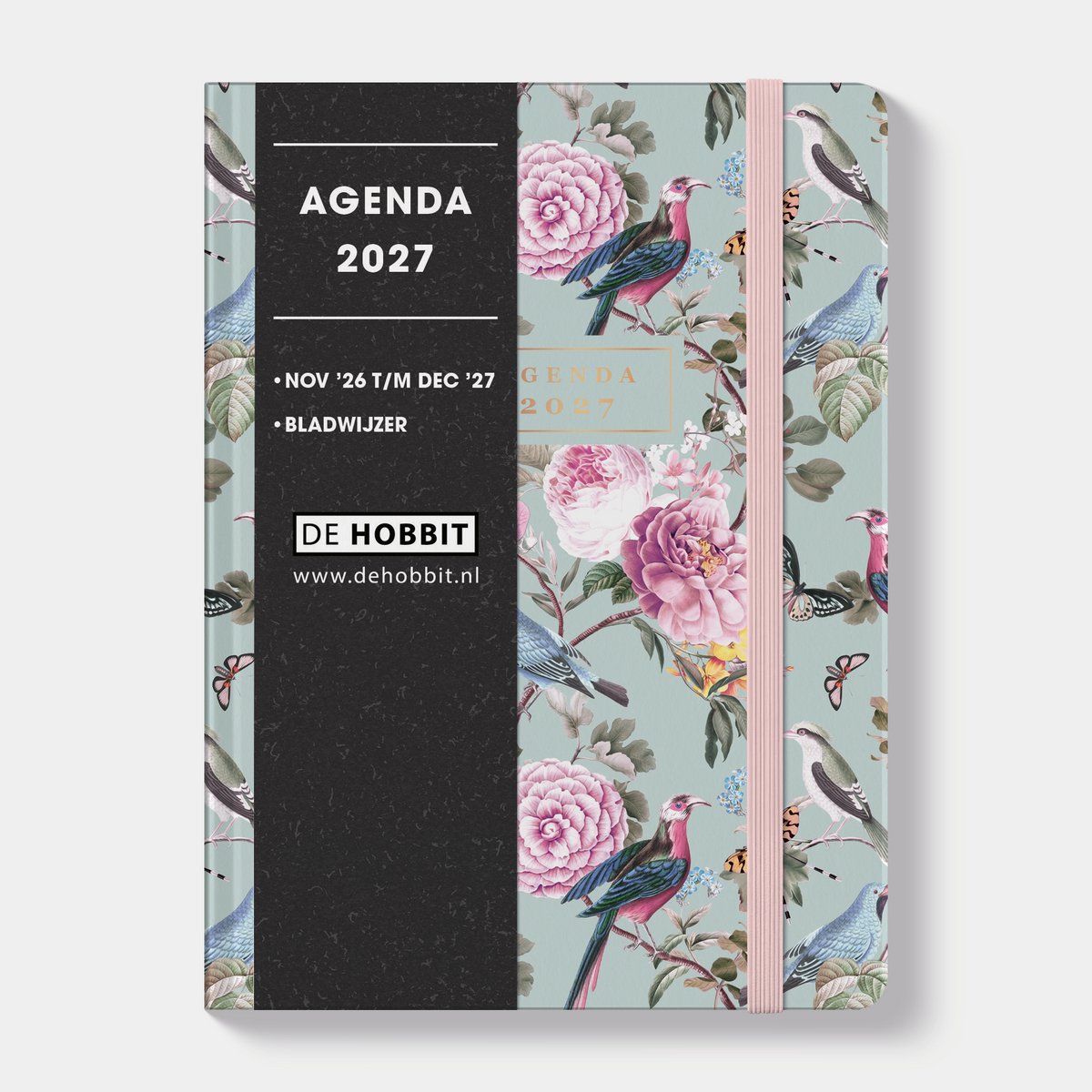 Hobbit - Soft Pocket Agenda 2027 - Agenda A6 (14 x 10,5 cm) - A6 agenda met zachte kaft - 1 week op 2 pagina's - Romantisch