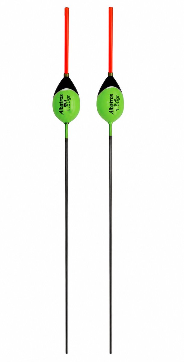 Albatros TL4 dobberpen met stalen onderantenne voor diep en stromend water 0.50 Gram