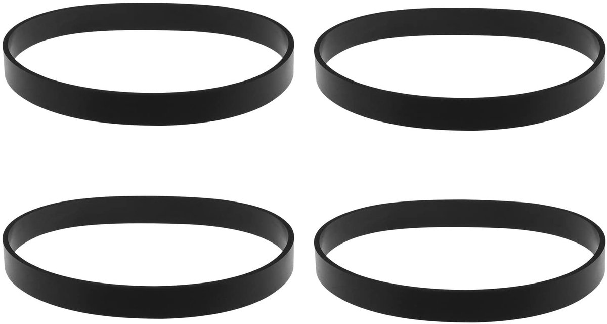 Dailygoods- Stofzuiger Riemen 4 Stuks - Vervangende Riem Compatibel met Hoover YMH 28950 - Rubber Riemen - Duurzaam - 13mm Breedte - 356mm Omtrek - Vacuümriem