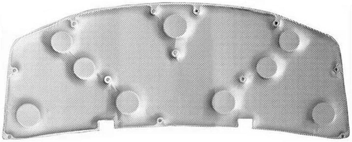 Motorkap Isolatie - Geluiddempend Katoen - Motorruimte Dempen - Hittebestendig Materiaal - Universeel - Zilver