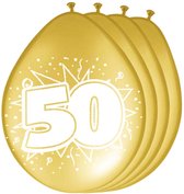 8x ballons anniversaire 50 ans