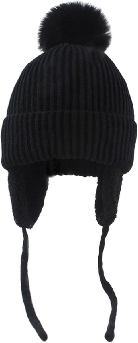 Kindermuts Winter - Baby Peuter - Warm Blijven - Zachte Pluche Voering - Uniseks - Print — afbeelding 5