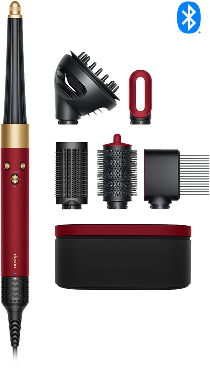 Dyson Airwrap i.d. Curly+Coily - Multistyler - Föhnborstel - Krulborstel - Red Velvet/Goud