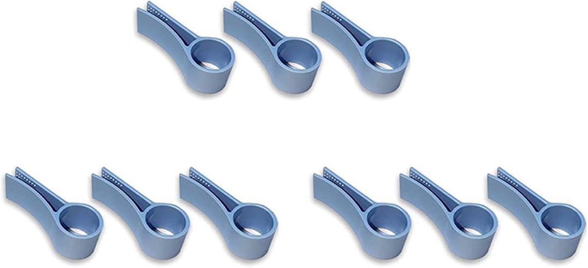 Netwerkkabel Gereedschap - Draadgoot Set - Kabels Installeren - 9-delige Kit - CAT5/6/7 - Blauw