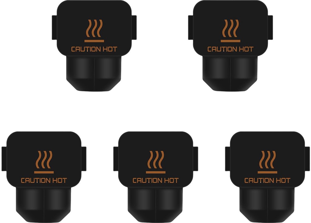 Dailygoods - 5 Siliconen Sokken voor A1 3D Printer, Hoge Temperatuur Weerstand