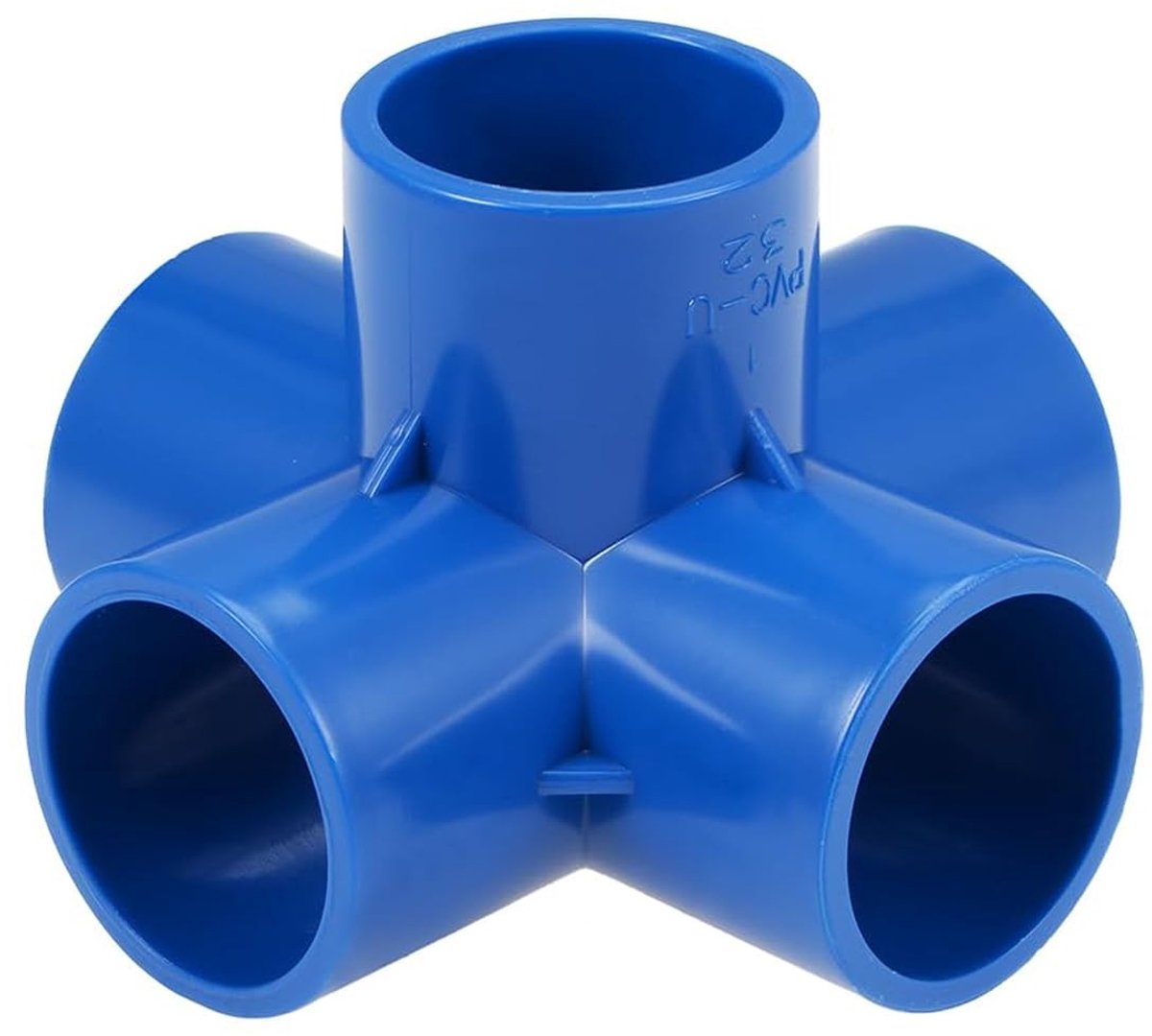 Dailygoods- Pijpfitting 5-weg - PVC - Ellebooghoekconnector - 3D Pijpsplitverbinding - Tuinwaterleidingen - Irrigatiesysteem - Pijpconnector