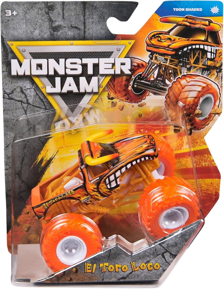 Hot Wheels Monster Jam truck El Toro Loco - monstertruck 9 cm schaal 1:64
