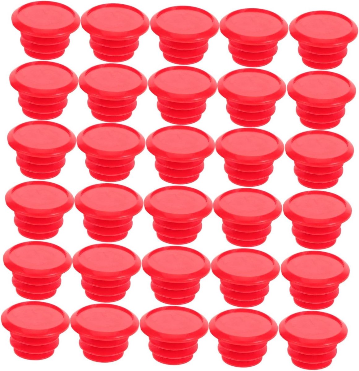 Fietsstuurdoppen - Stuurdoppen - Comfortabel Fietsen - Antislip Textuur - 40 Stuks - Rood