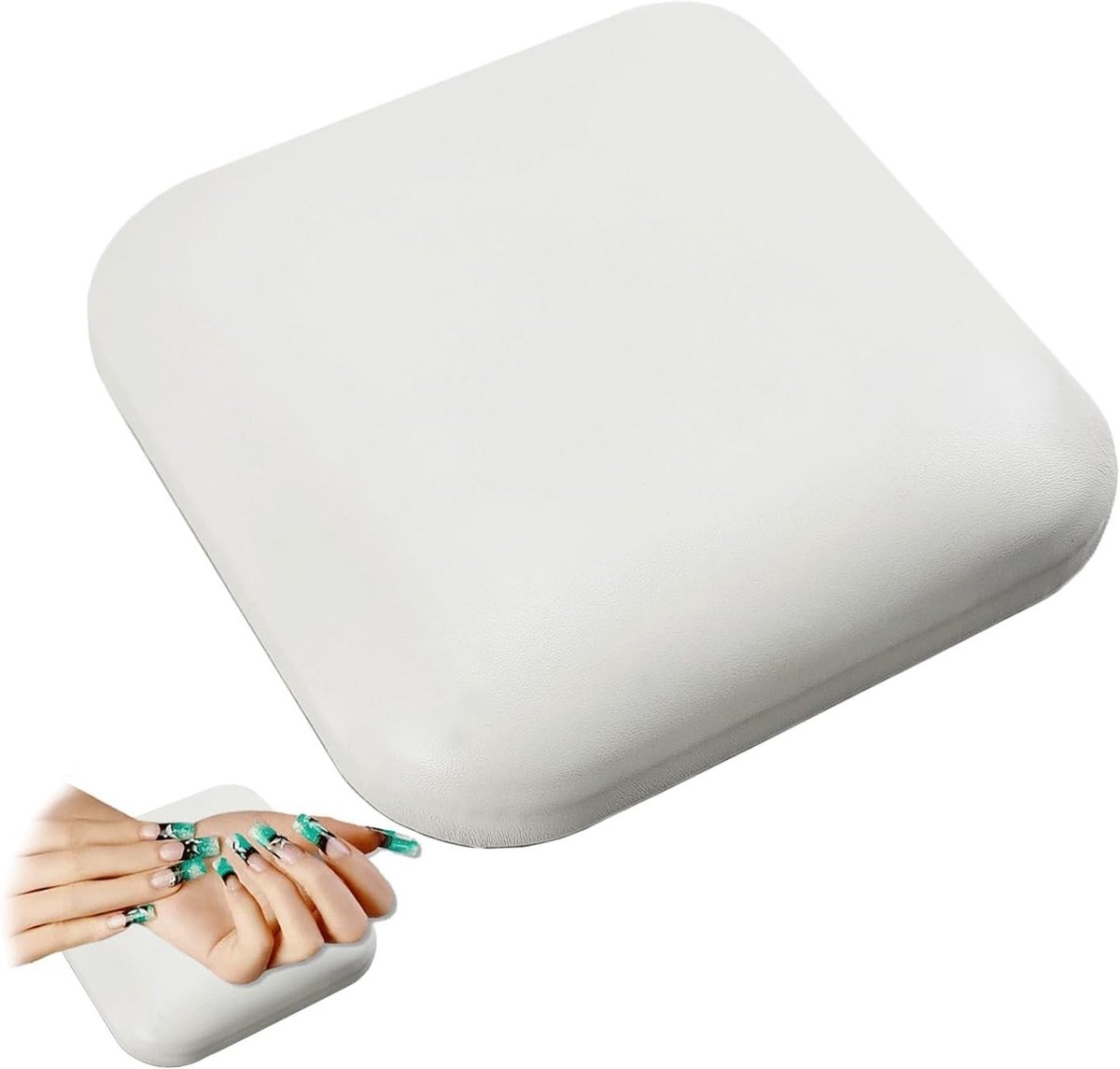 Zachte en comfortabele elleboogsteun voor manicure, niet-slip handkussen voor nagels, ideaal voor nagelsalons en thuisgebruik