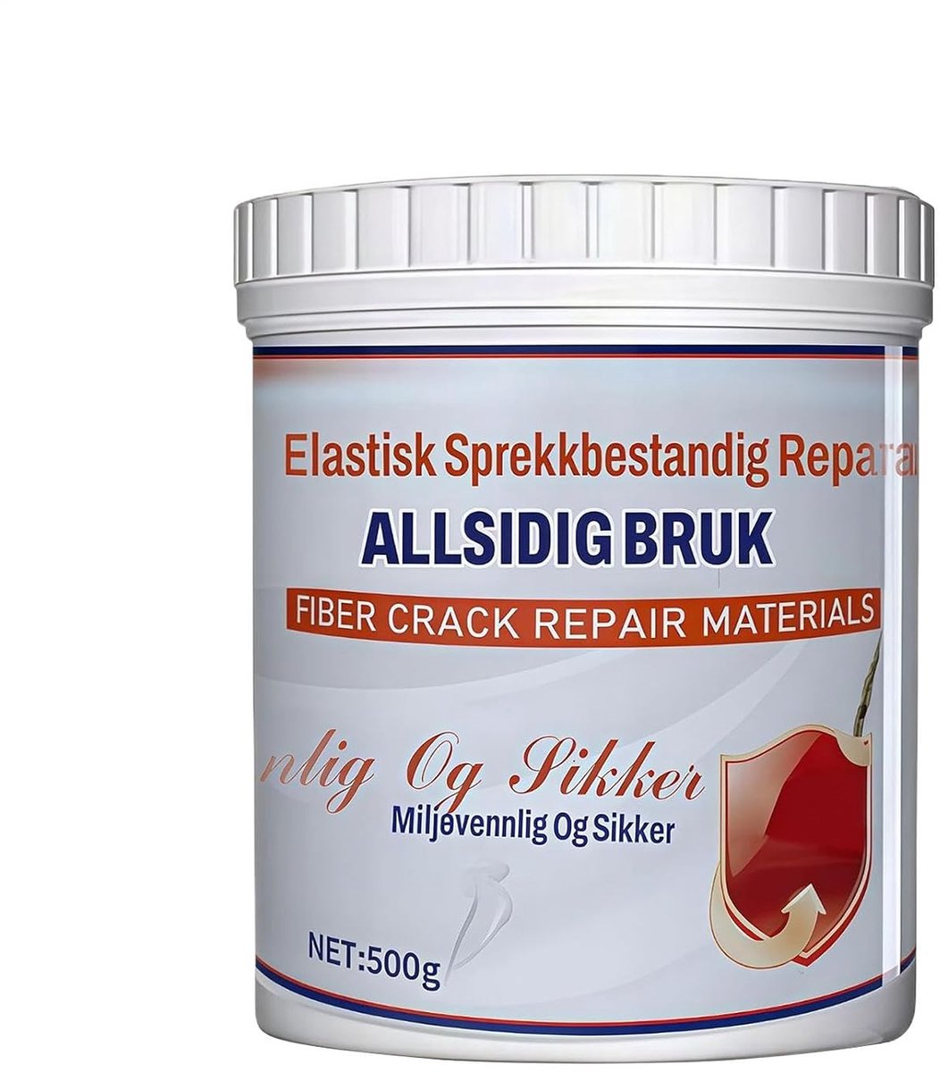 Wandreparatiepasta - Vuller Sealer - Muren Herstellen - Waterdichte Formule - 500 gram - Wit