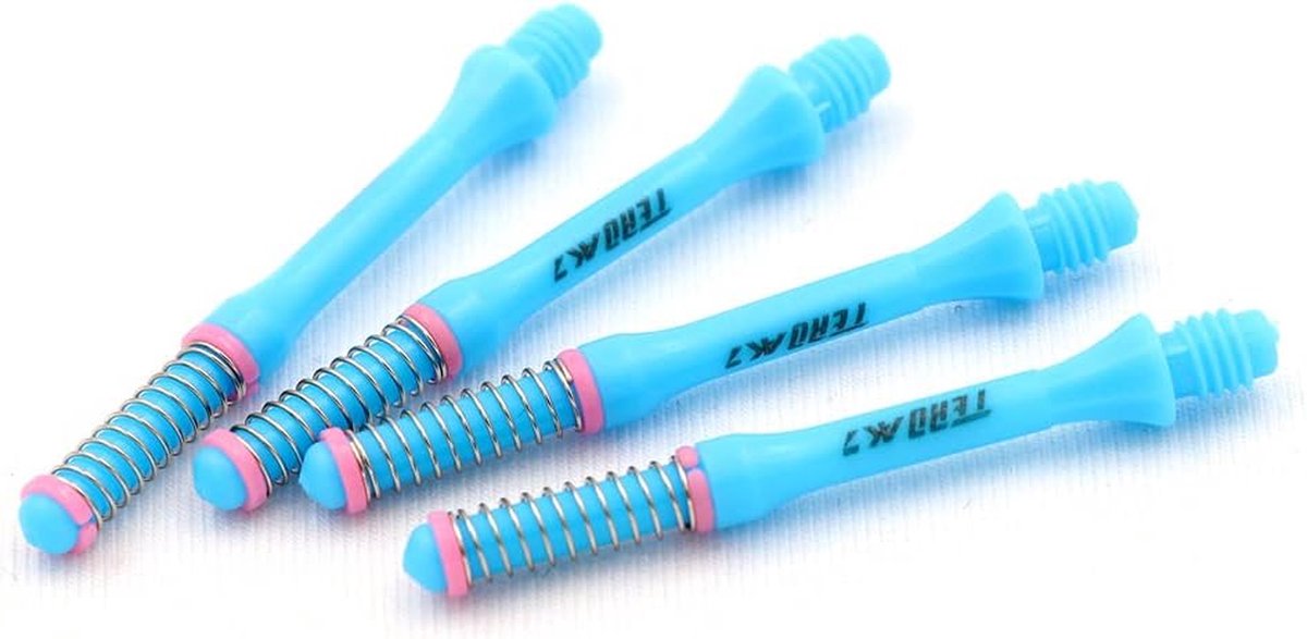Dartshafts - Pijltjes Accessoires - Precisie Darten - Geïntegreerd Veersysteem - 43.5mm - Nautisch Blauw