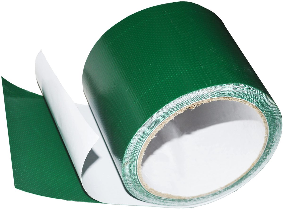 Dailygoods- Zeilreparatieband 5 m - Waterdichte Reparatietape - Slijtvastheid - Afdichtingstape - Sterk Klevend - Temperatuurbestendig - Voor Vrachtwagenzeil