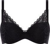 Chantelle - Floral Touch - Bedekkende memory bh - Soft Feel - ZWART