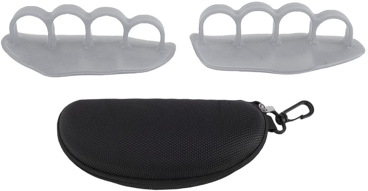 Dailygoods- Workout Grepen - Antislip Rubber - Gewichtheffen - Krachttraining - Bodybuilding - Deadlifts - 2 Stuks met Opbergbox - Gewichthefgrepen