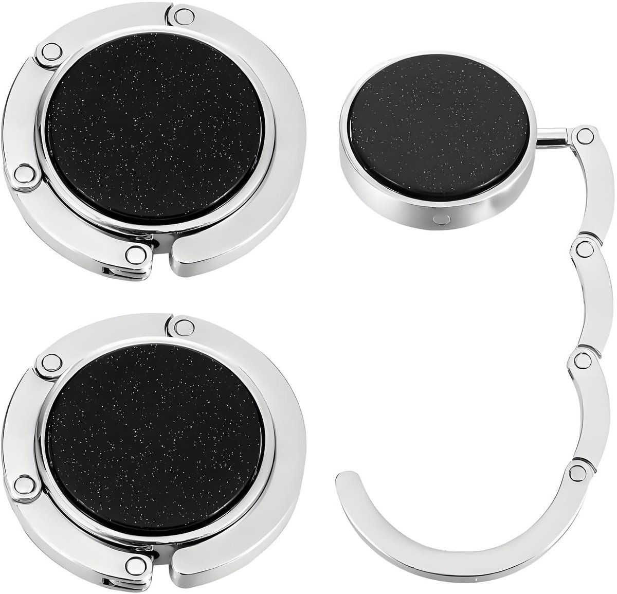 Dailygoods - Set van 2 Opvouwbare Tassenhouders voor Tafel