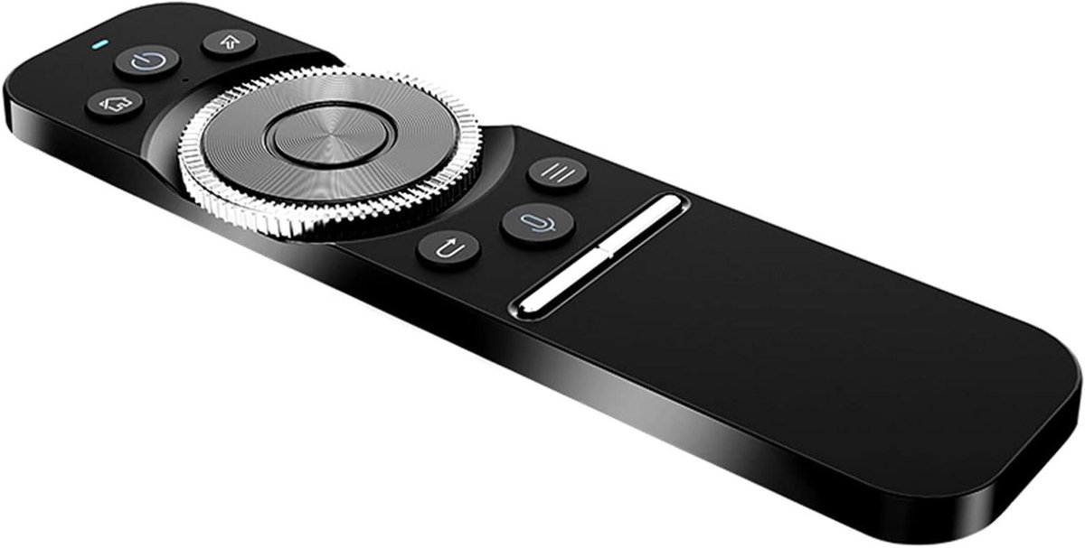 Draadloze Afstandsbediening - Spraakbesturing Air Mouse - Smart TV Bediening - Infrarood Leerfunctie - 10 Meter Bereik - Zwart