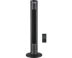 Bloomfold Toren Ventilator - 38 inches - Zwart - Afstandsbediening - Slaapstand - 12 uur Timer - Full Led Display