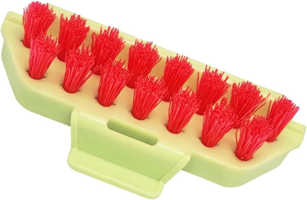 Bekledingmondstuk Borstel - Meubelreiniger Accessoire - Hardnekkige Vlekken Verwijderen - Gerichte Reiniging - 10 cm Borstelkop - Groen