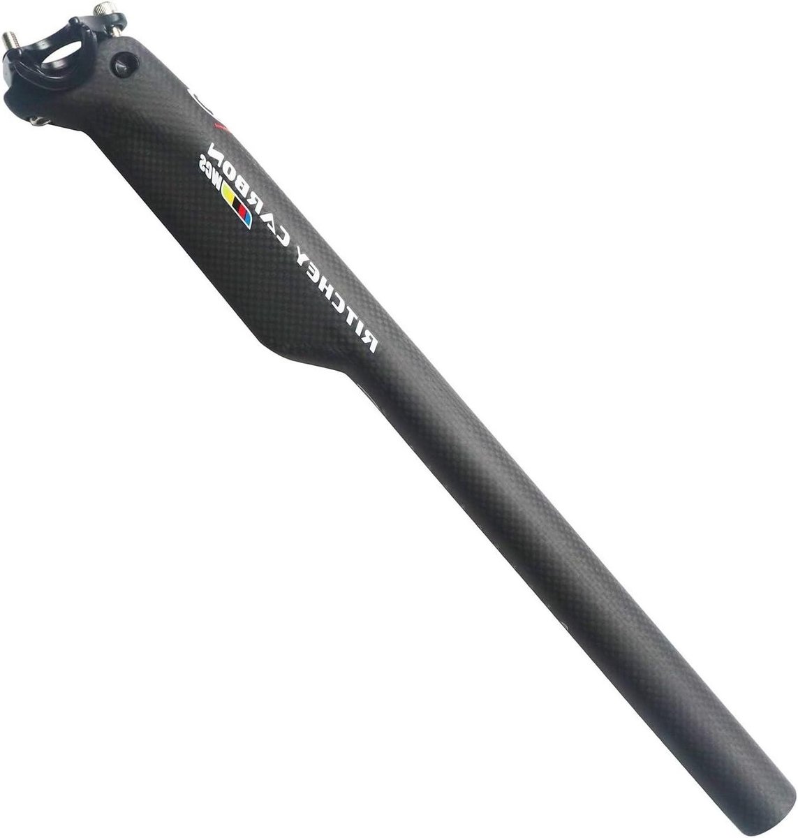 Fiets Zadelpen - Zadelbuis - Comfortabel Fietsen - Hoge Sterkte Koolstofvezel - 30.8 x 400 mm - Mat