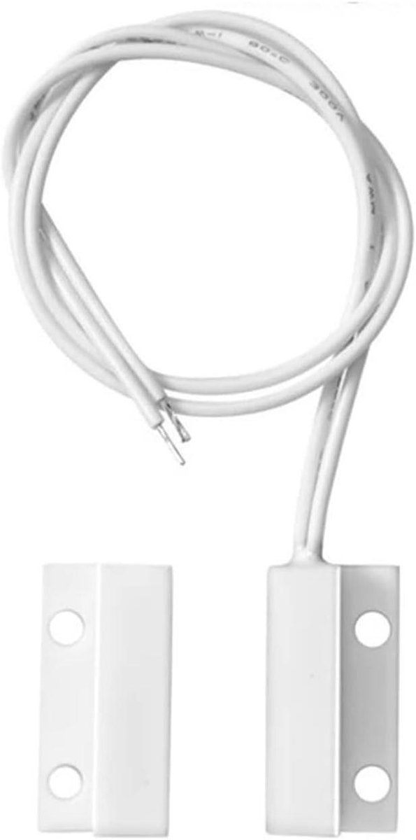 Deur Raam Sensor - Magnetische Schakelaar - Beveiliging Thuis - Normaal Gesloten Contact - 10 Stuks - Wit