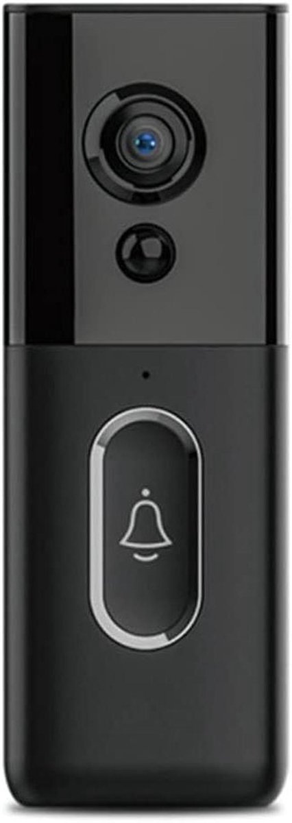 Video Deurbel Camera - Slimme Intercom - Beveiliging Huis - 1080P Full HD - 160 Graden Kijkhoek - Zwart