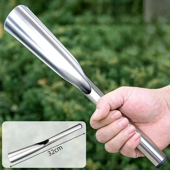 Roestvrij staal tuin bodem scoop set - 2 stuks graven schop gereedschappen, puntige en platte hoofd potting scoops - Handheld planten, onkruid, transplantatie gereedschap kit voor tuin, patio, balkon, boerderij, kassa ga — afbeelding 3