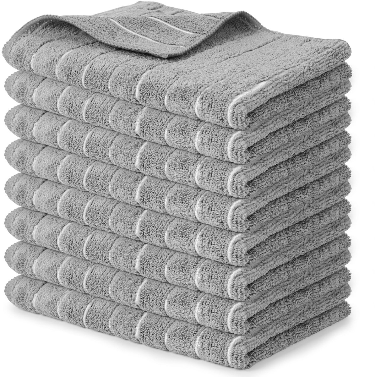 Dailygoods - Set van 8 Microvezel Theedoeken 65 x 45 cm