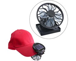 Tafelventilator – Ventilator – Mini Ventilator – Ventilator op Zonne-energie – Clip-ontwerp – voor Gebruik Tijdens Buitenactiviteiten