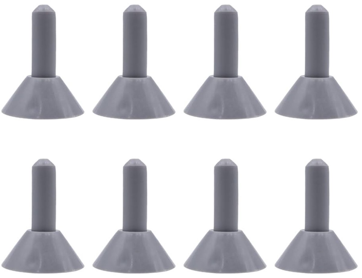 Dailygoods- Tentstokbeschermkappen 8 stuks - Anti-donner - Tentaccessoires - Kunststof - Hoogwaardig - Veiligheid bij blikseminslag