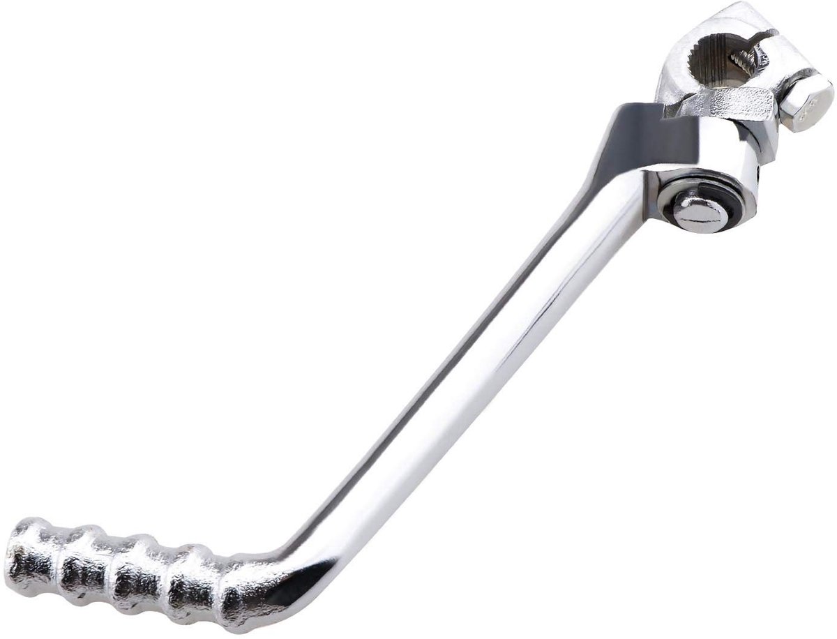 Dailygoods- Starterhendel RVS - 16mm Montagegat - Vervanging voor Chinese Pit Bike - Corrosiebestendig - Lichtgewicht - Duurzaam - Kickstarter