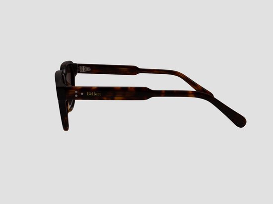 Bèlfort Zonnebril Noble Gaze - Heren - Ovaal - Gepolariseerd UV400 - Volledig Omrand Klassiek Design - Gespreekt - Normale Pasvorm - Vierkant / Ovaal Gezicht - Inclusief Luxe Opberg Case van Bèlfort — afbeelding 3