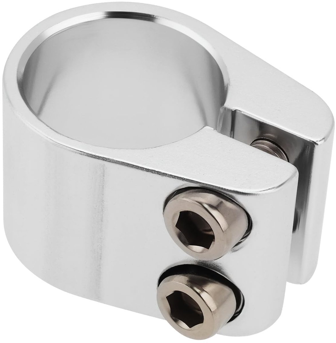Dailygoods- Zadelpenklem 25,4 mm - Aluminiumlegering - Dubbele Bouten - Universele Pasvorm - Lichtgewicht - Veilig Vastdraaien - Zadelpen