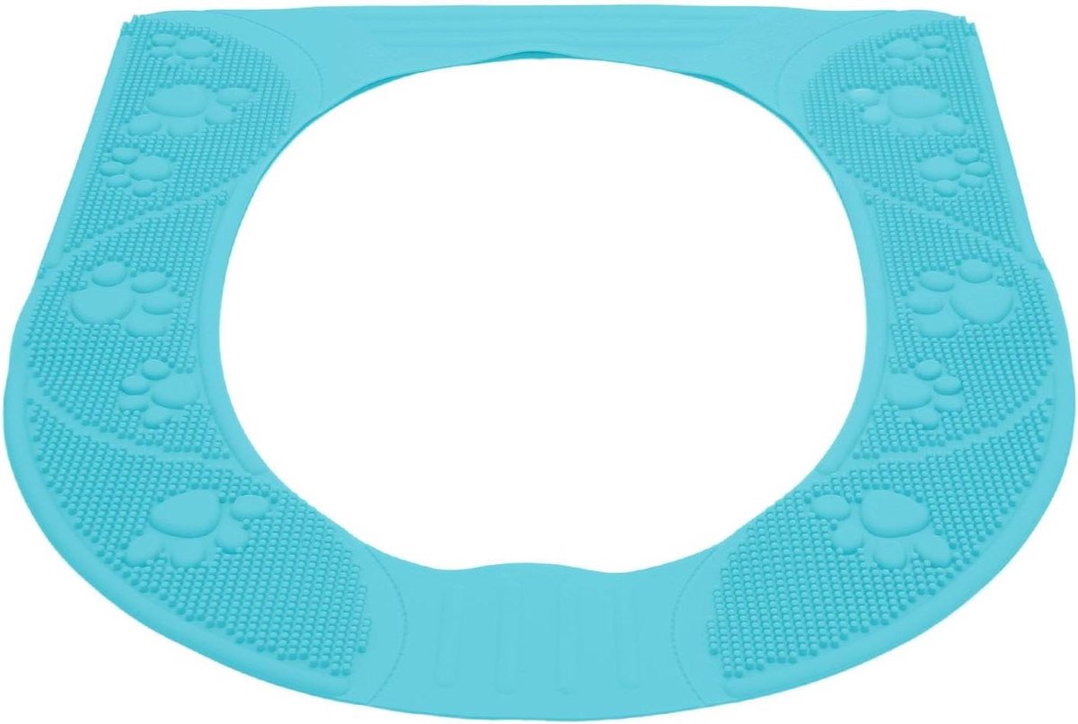 Toiletbrilhoes - Toiletkussen - Hygiënisch Zitten - Antislip Siliconen - 40x34 cm - Hemelsblauw