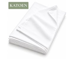 WITR® Lakens Hotellinnen - 280x300 cm - 80/20 Katoen 150 gr./m2 - Wit