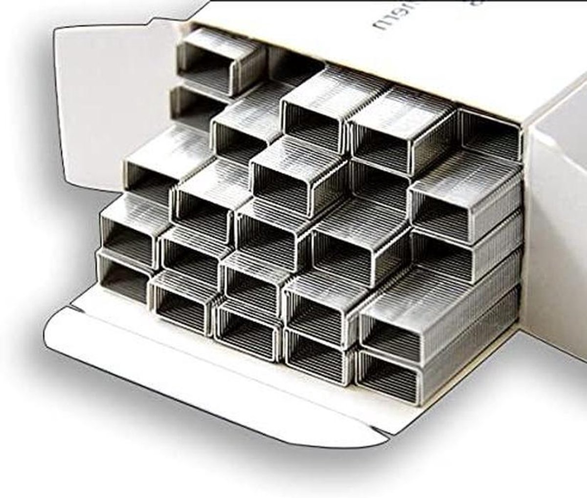 Gegolfde Nietjes - Nietjes Staal - Bevestigen van Materialen - Roestvrij Staal V2A - 5000 stuks - Zilverkleurig