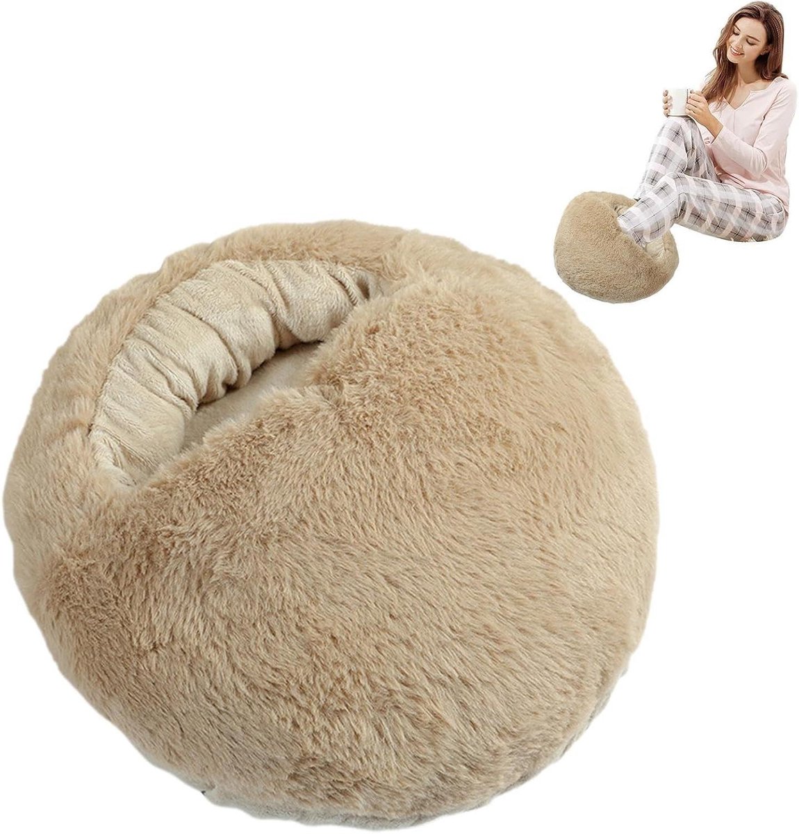 Voetwarmer Onder Bureau - Verwarmde Voetsteun - Ontspannen Zitten - Snelle USB Verwarming - 332 x 285 x 8 cm
