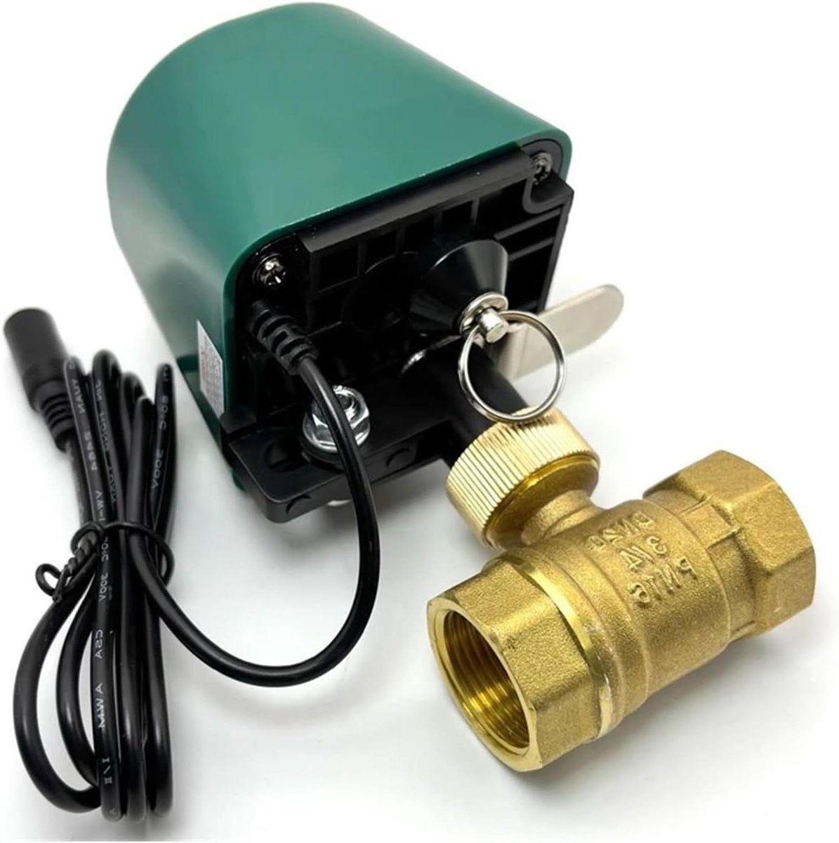 Slimme Waterklep - Automatische Klepcontroller - Waterbeheer - Spraakbesturing - DN15 - Wit