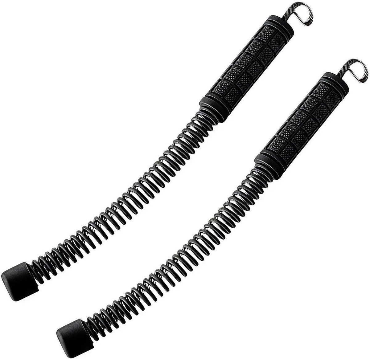 Draagbare Slagtouwen - Fitness Touw - Krachtopbouw Training - Ruimtebesparend Fitnessapparaat - 2-delig - Zwart