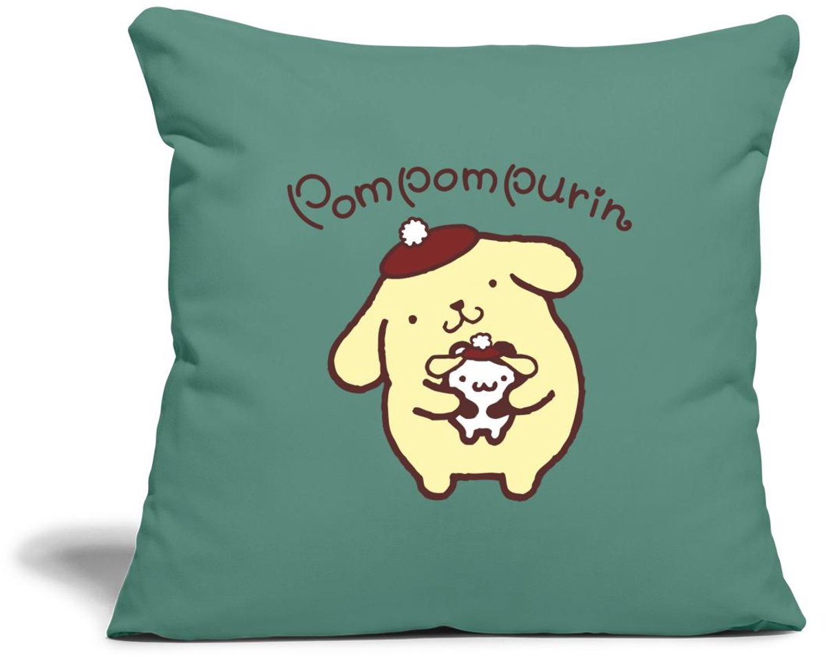 Pompompurin Met Muffin Verkleed Als Pompom Purin Sierkussenhoes, 45 x 45 cm