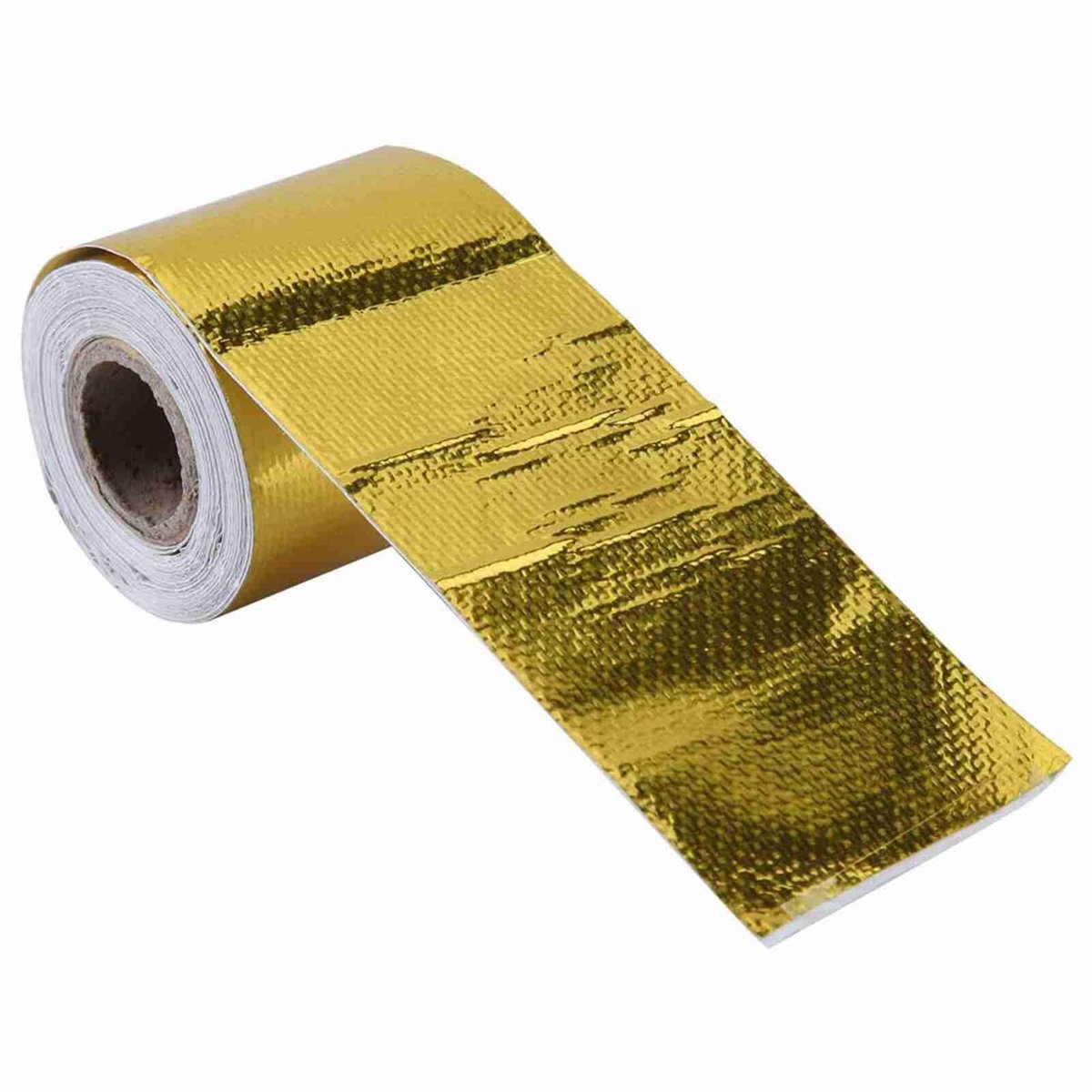 Dailygoods- Isolatietape Hittebestendig - Aluminiumfolie Tape 5m x 5cm - Warmtebescherming - Zelfklevend - Veelzijdige Toepassingen - Betrouwbare Isolatie - Warmteband