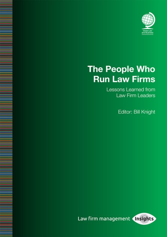 The People Who Run Law Firms - cover