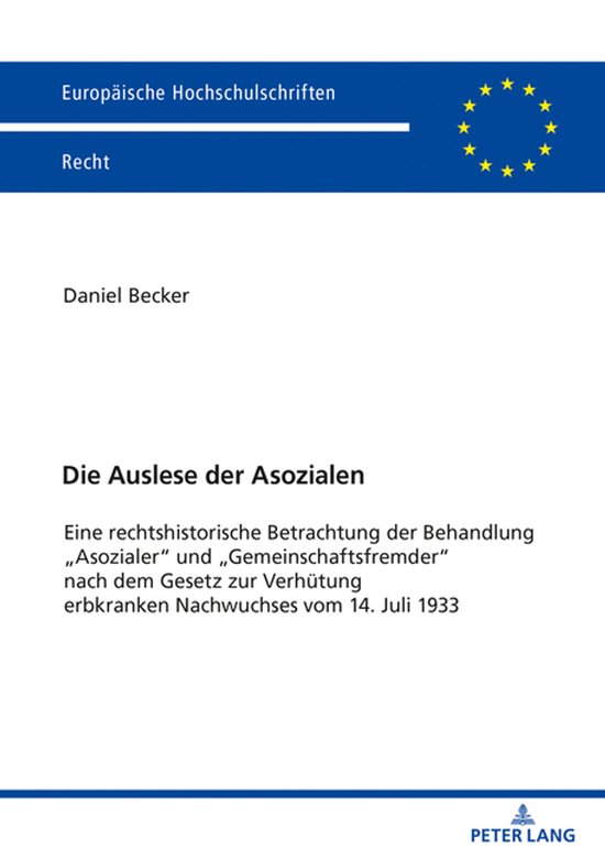 Europaeische Hochschulschriften Recht 6184 - Die Auslese der ... - cover