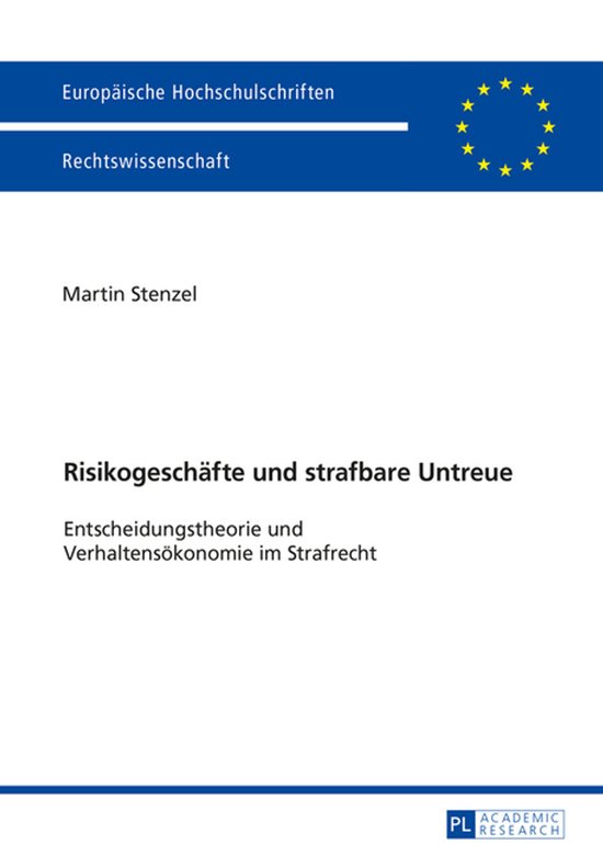 Europaeische Hochschulschriften Recht 5836 - Risikogeschaeft ... - cover