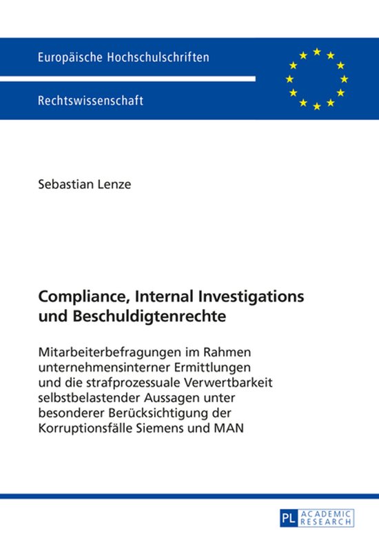 Europaeische Hochschulschriften Recht 5637 - Compliance, Int ... - cover