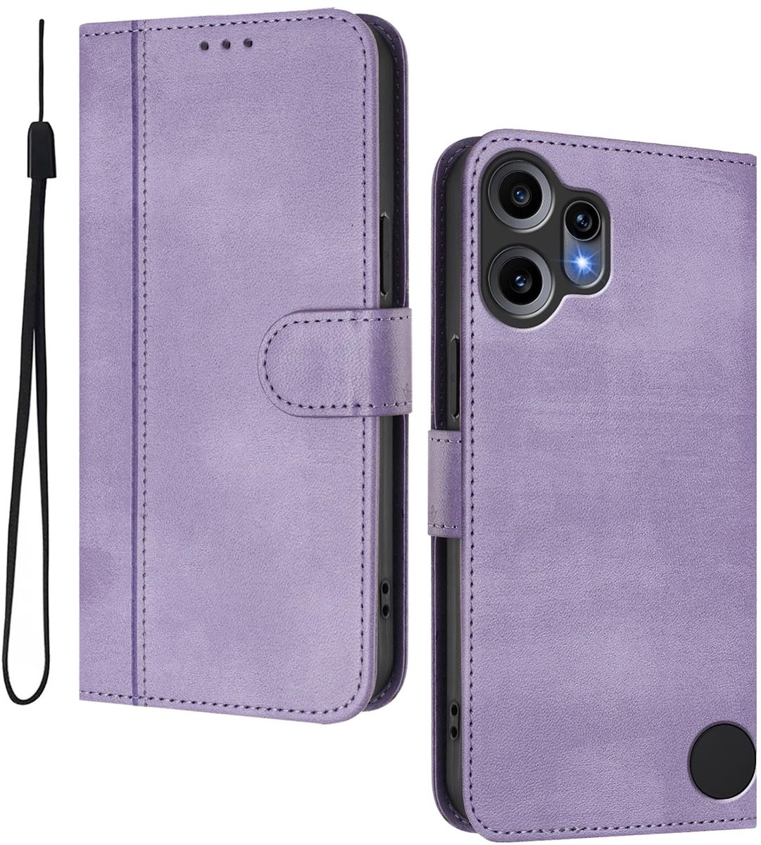 Dailygoods- Telefoonhoesje Luxe Leren - Flip Cover met Magneet - Kaartvakken - Standaard - Schokabsorberend - 360° Randbescherming - Portemonnee