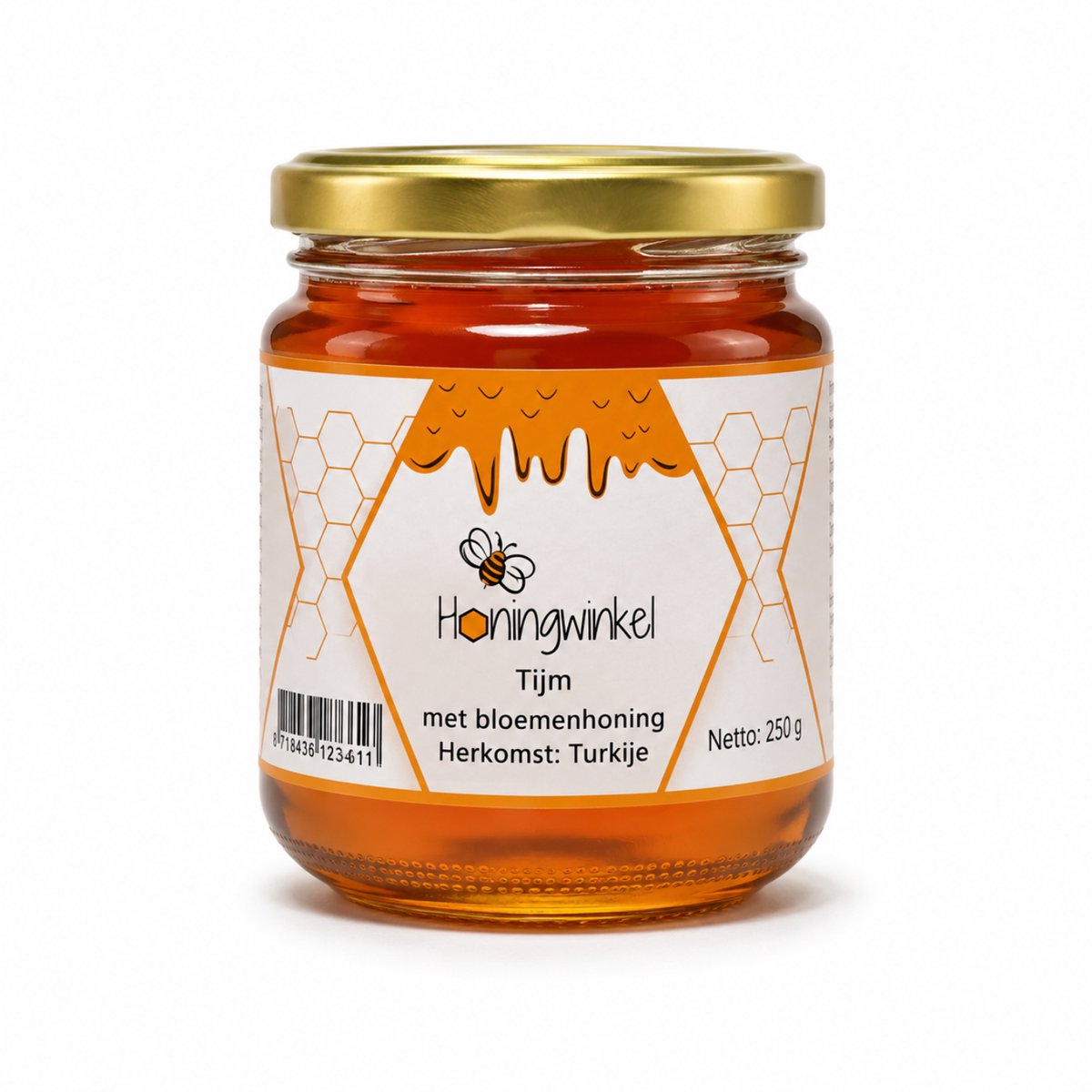Tijm met bloemenhoning - 250g - Honingwinkel