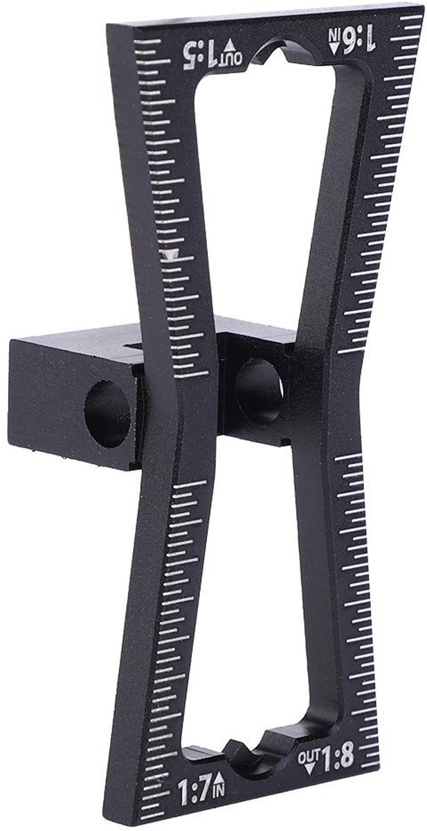 Dailygoods- Zwaluwstaartmarkering - Aluminiumlegering - Nauwkeurig - Houtbewerkingshulpgereedschap - Ideaal voor timmerlieden - Eenvoudig te bedienen - Markeerhulpmiddel