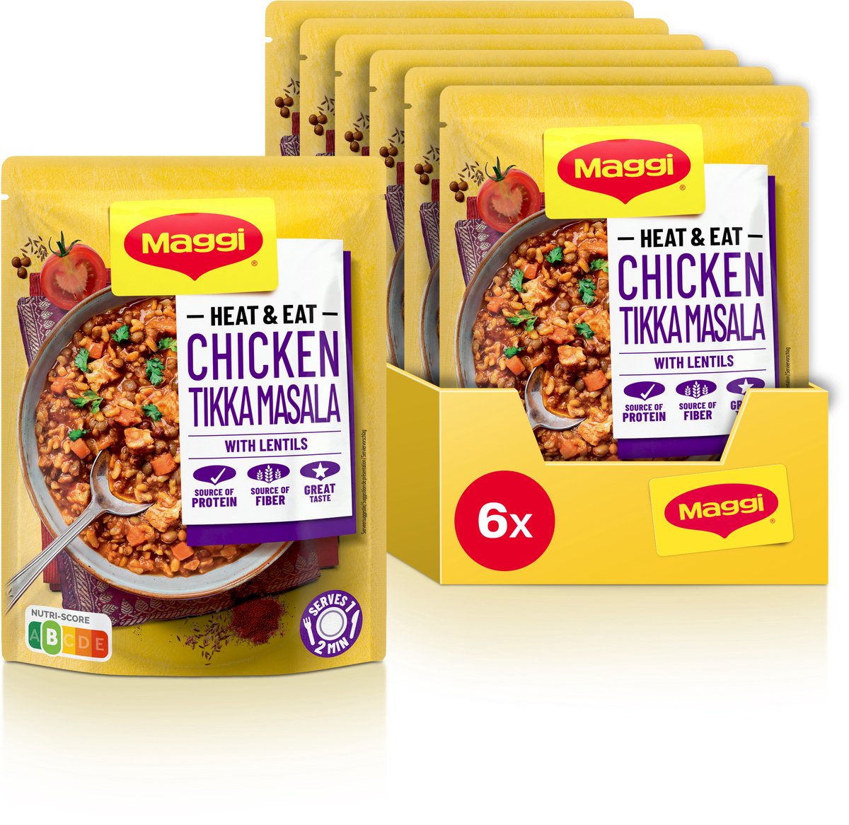 MAGGI Heat&Eat Tikka Masala chicken 6x280g