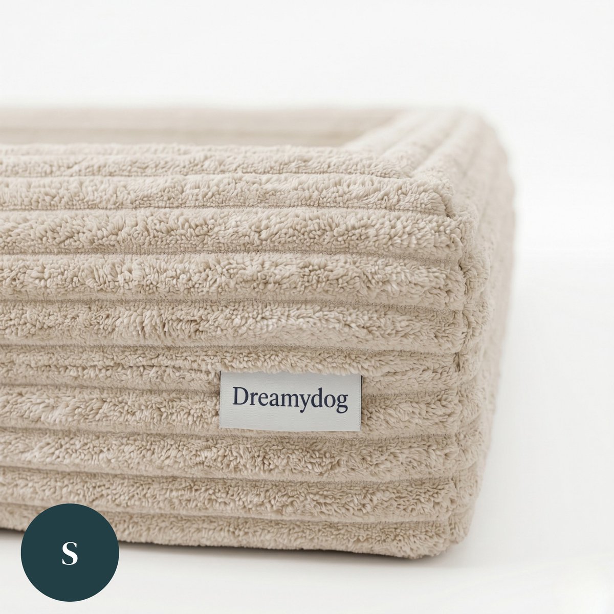 Dreamydog Hoes voor Orthopedische Hondenmand – Vervangingshoes Wasbaar – Waterdicht – Puffer Dune – Small 73x58x15 cm