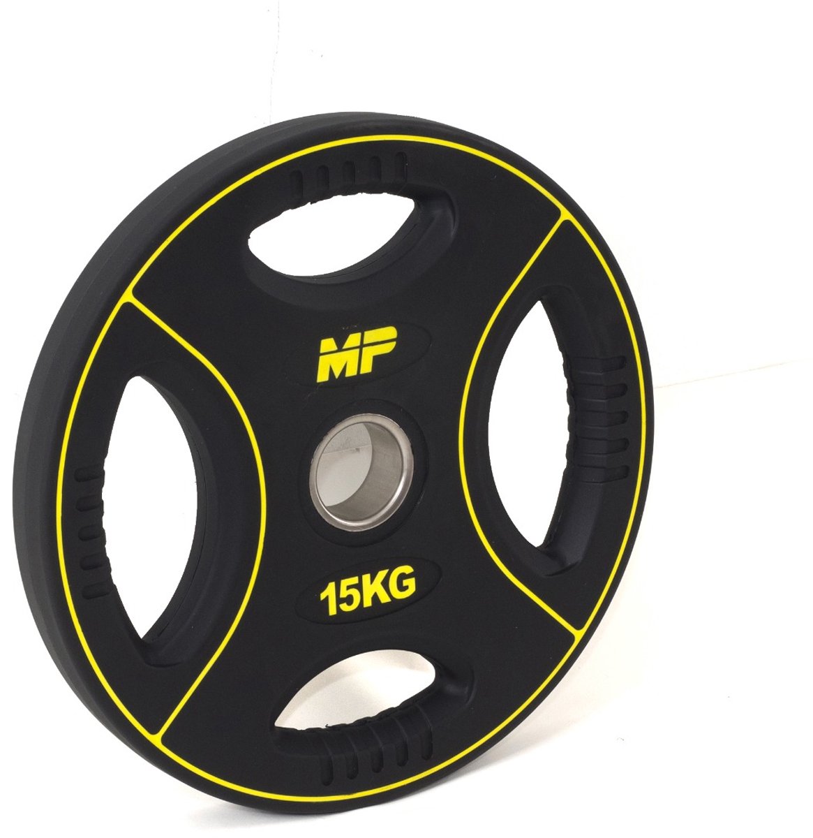 15 kg Polyurethaan 4 Grip Halterschijf 50 mm